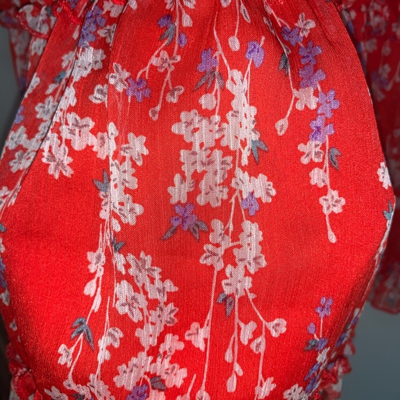 Floral Open Back Dress - Picture 3 of 4